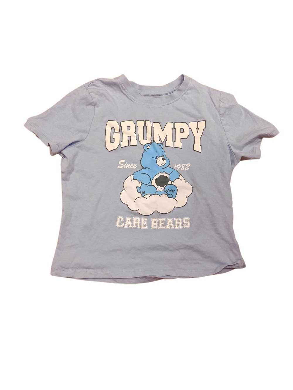 Care Bears Grumpy Tee - Light Blue with White & Blue Graphic